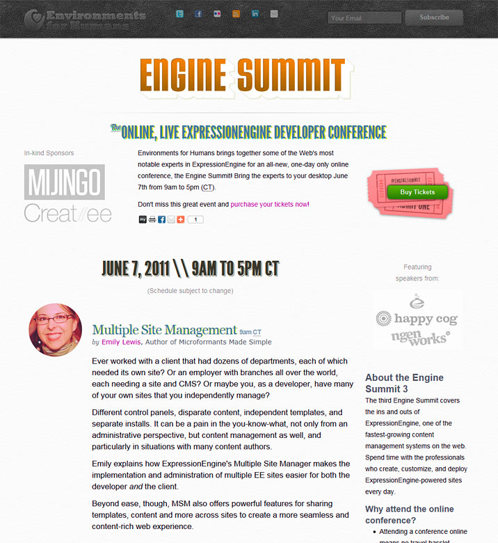 Don’t miss EngineSummit 3, happening on June 7th!